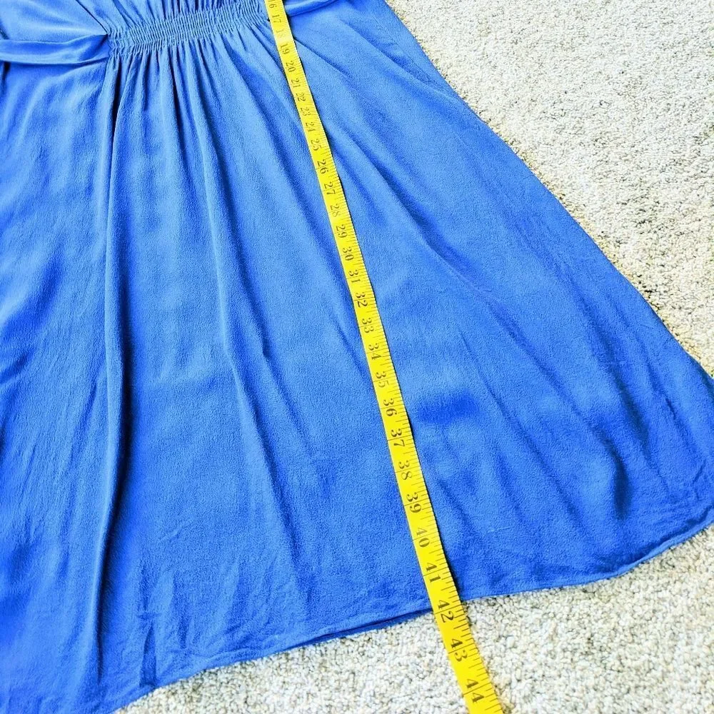 Kate Spade Blue Cobalt Summer Resort Vacation Dress Small Wedding Guest Party